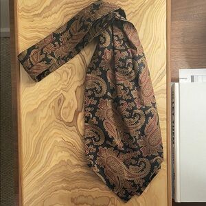 Paisley Silk Ascot Tie